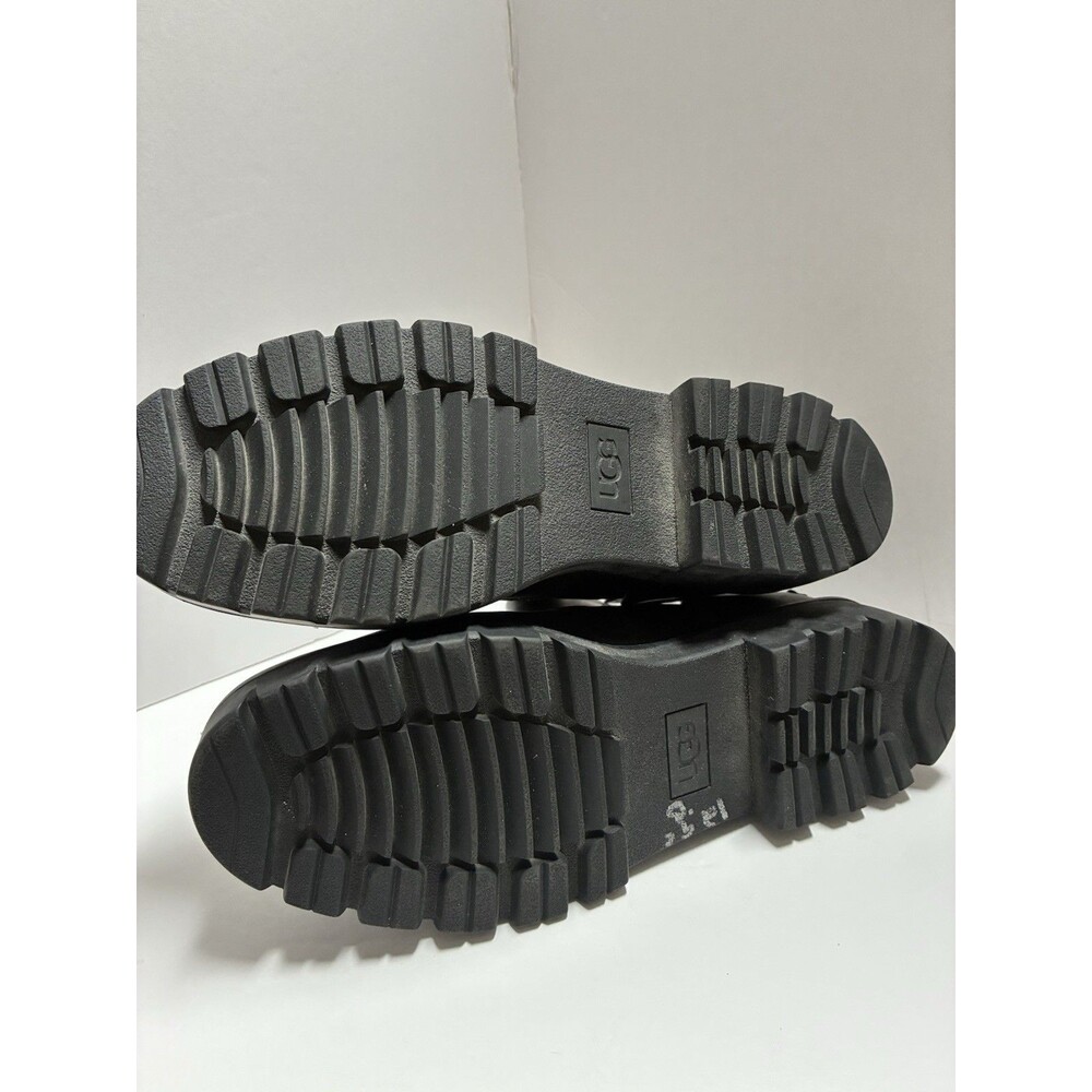 UGG STOCKTON WATERPROOF WOMEN BOOTS LEATHER BLACK US 9.5 - Picture 6 of 7